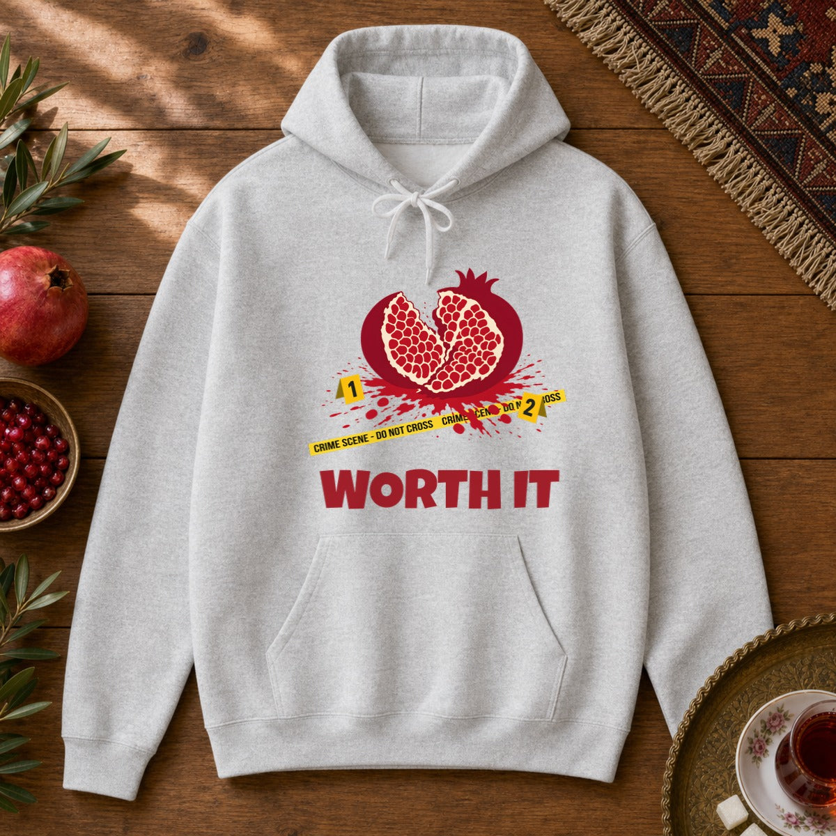 Worth It Hoodie - Ash