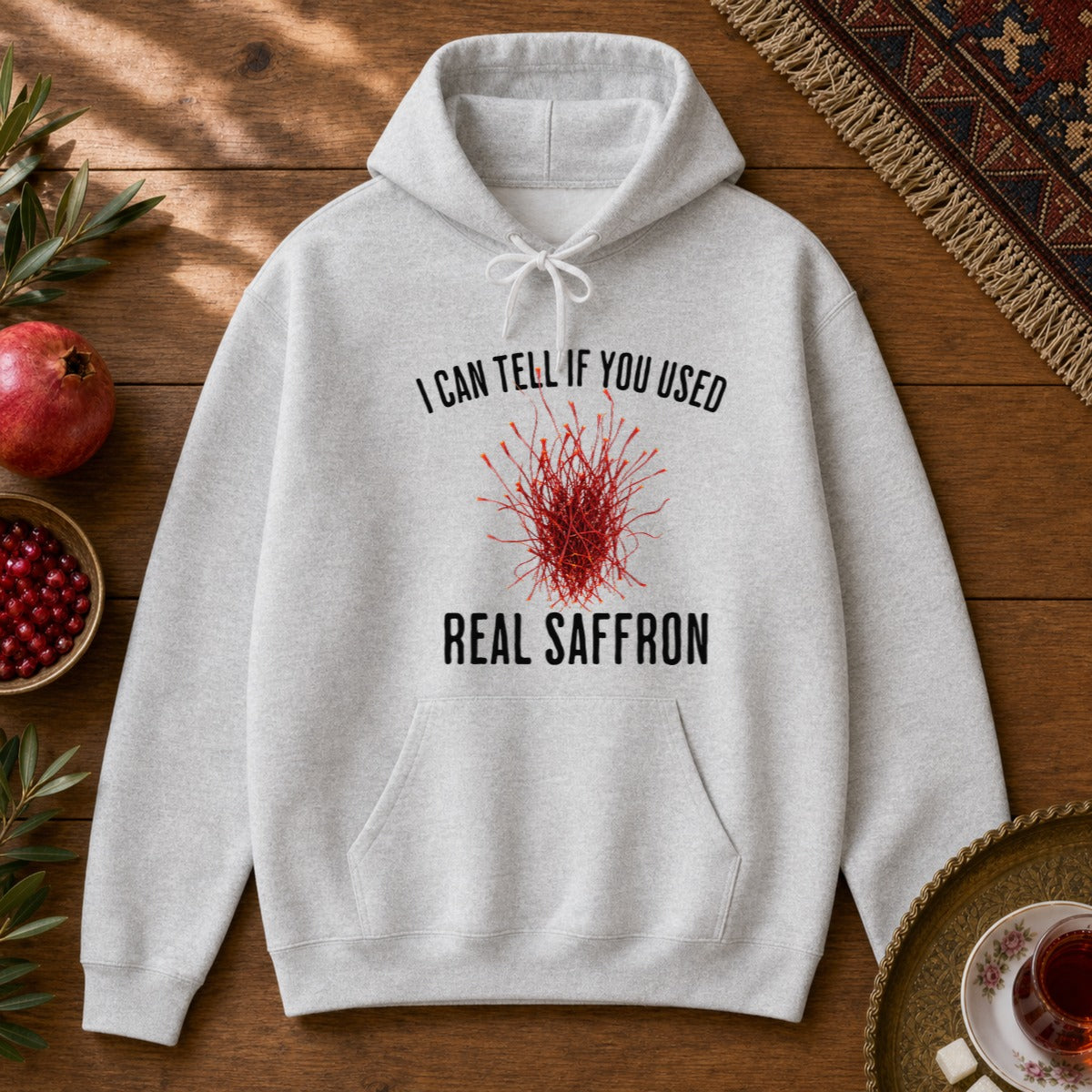 Real Saffron Hoodie - Ash