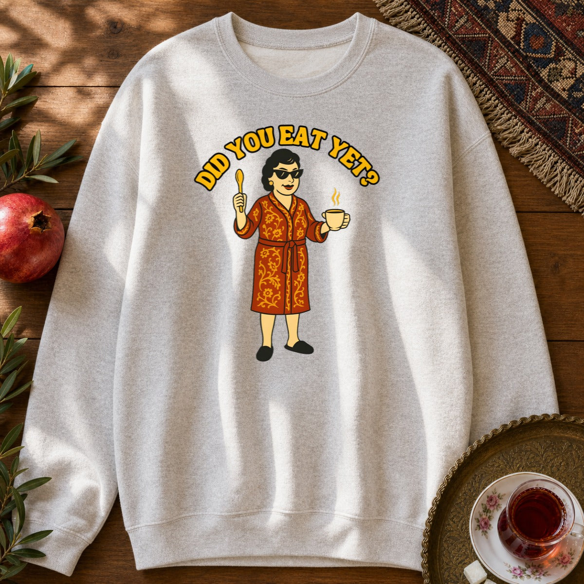 Did you eat yet? 2 Sweatshirt - Ash