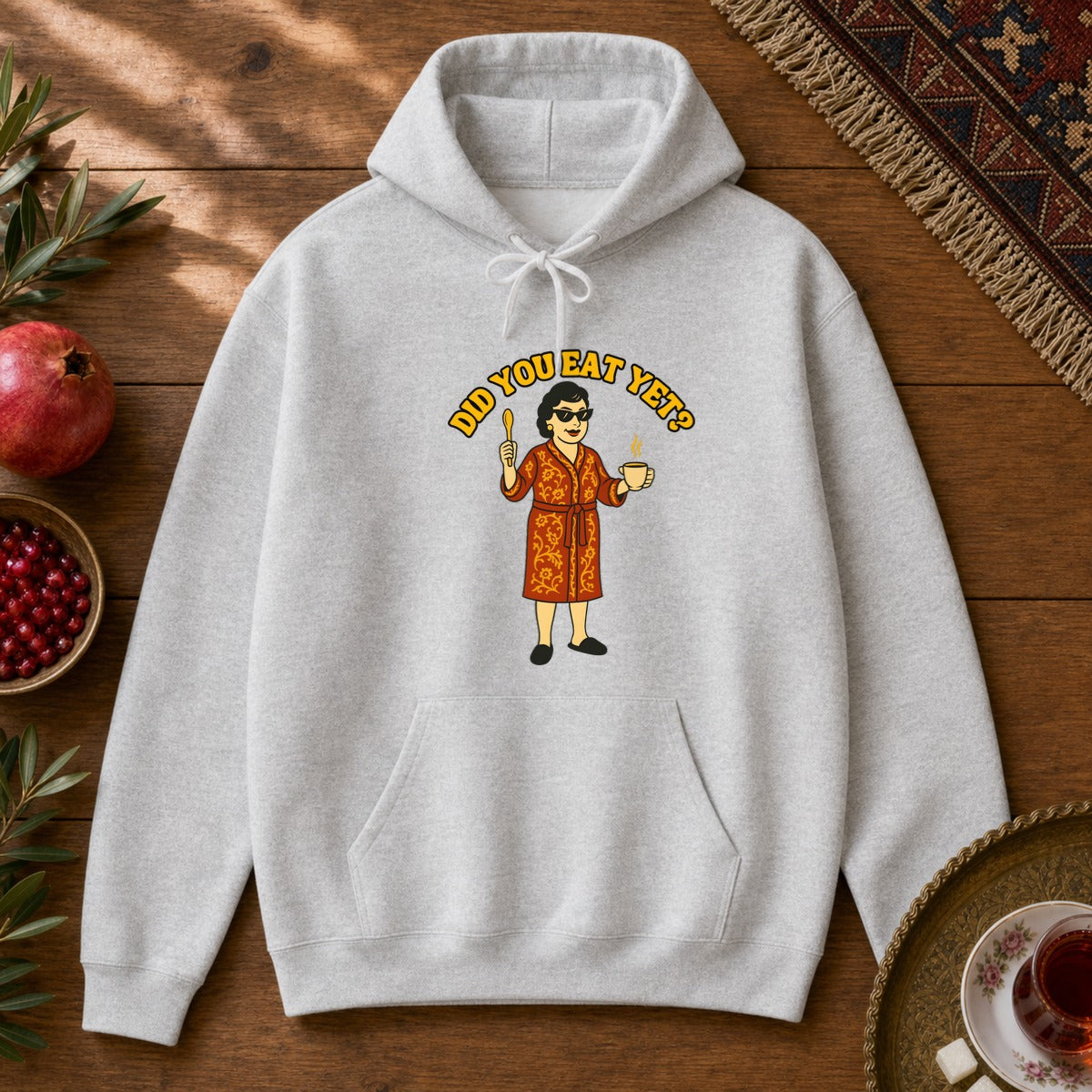 Did you eat yet? 2 Hoodie - Ash