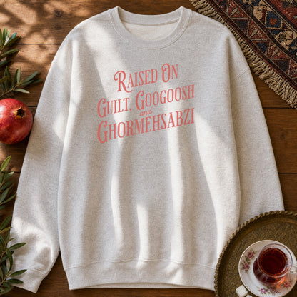 Guilt, Googoosh & Ghormehsabzi Sweatshirt - Ash