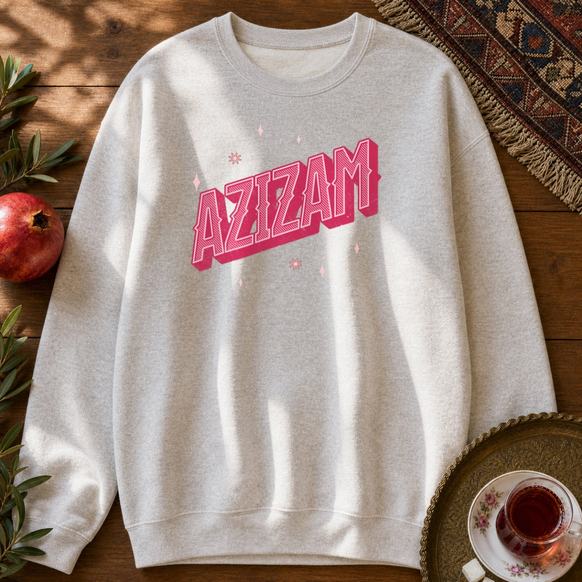 Azizam Vintage Sweatshirt - Ash