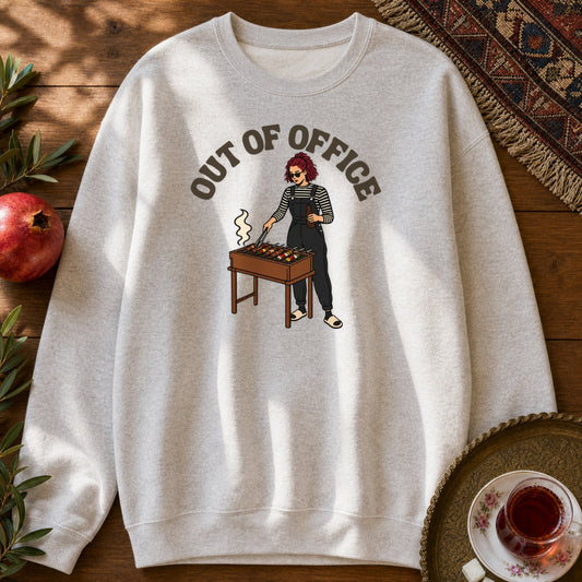 Out of Office - Female Sweatshirt - Ash