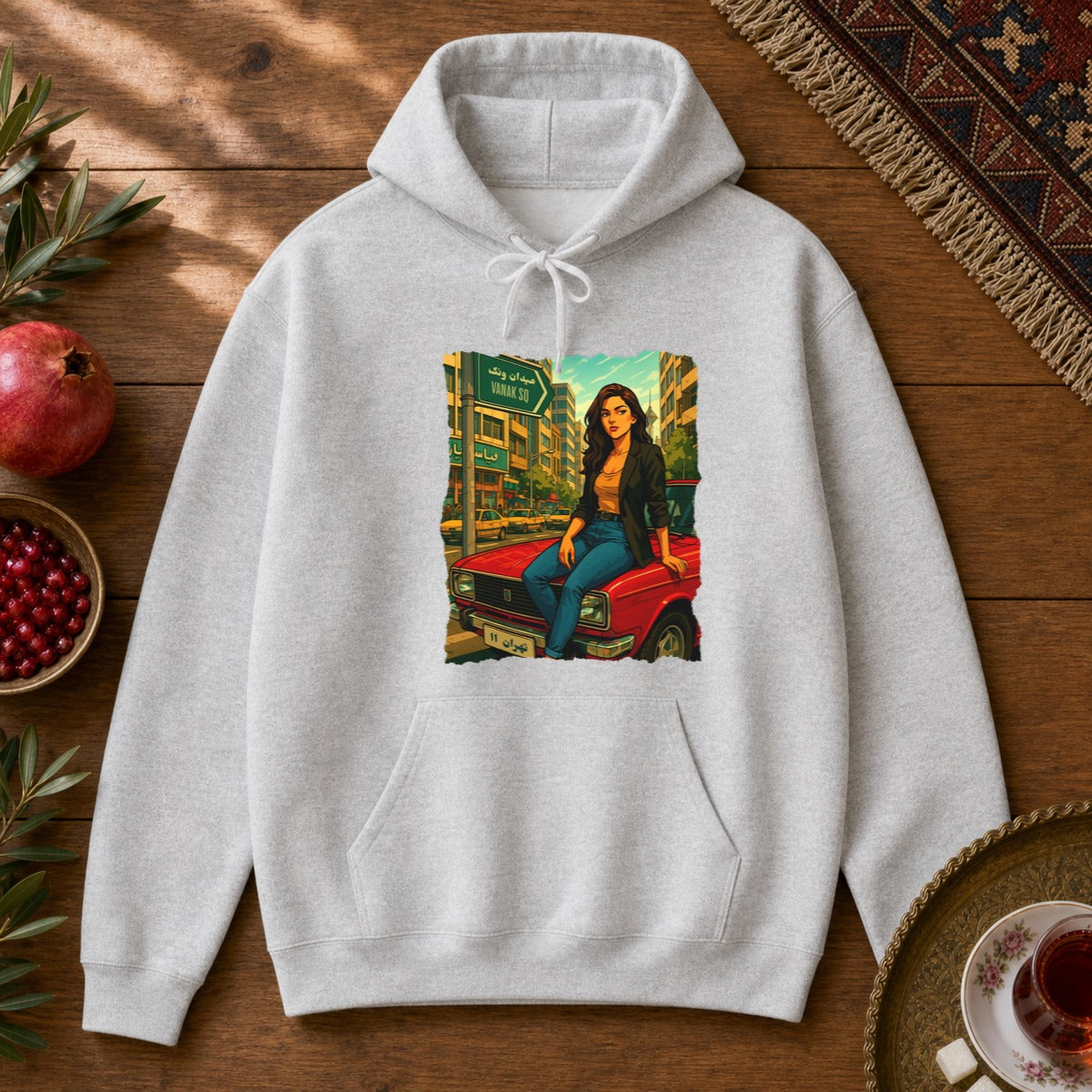 Paykan Girl Hoodie - Ash