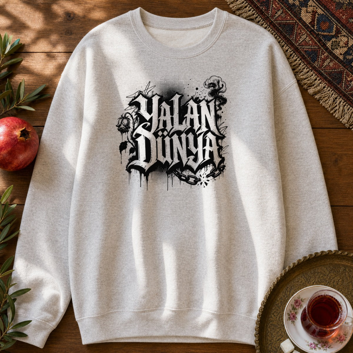 Yalan Dunya Sweatshirt - Ash