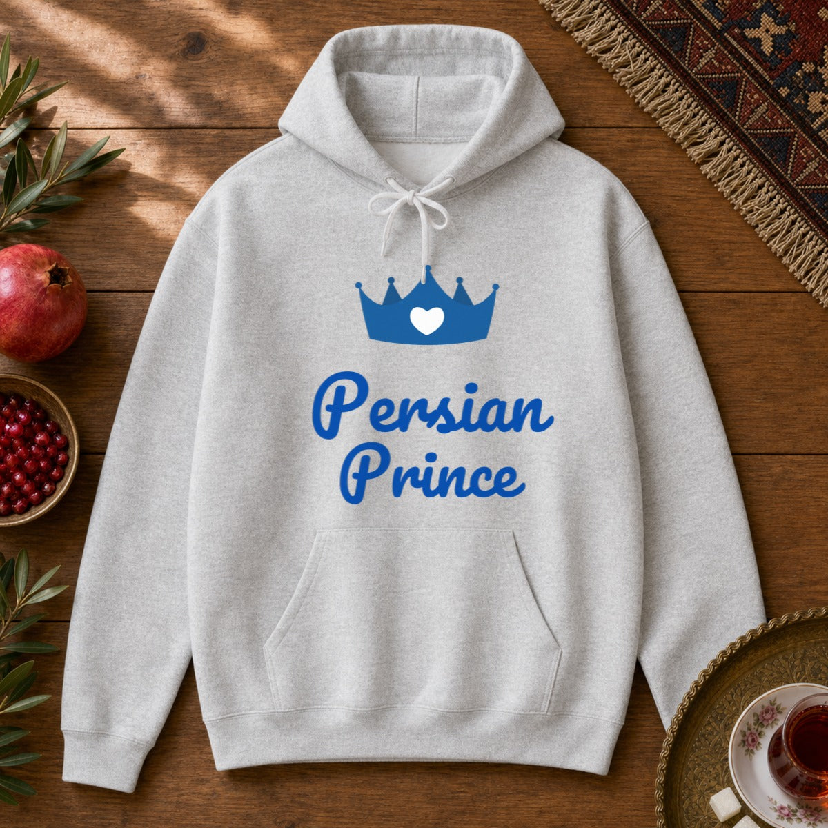 Persian Prince Hoodie - Ash