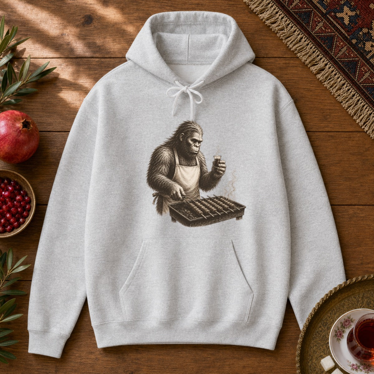 Big Foot in Iran Hoodie - Ash
