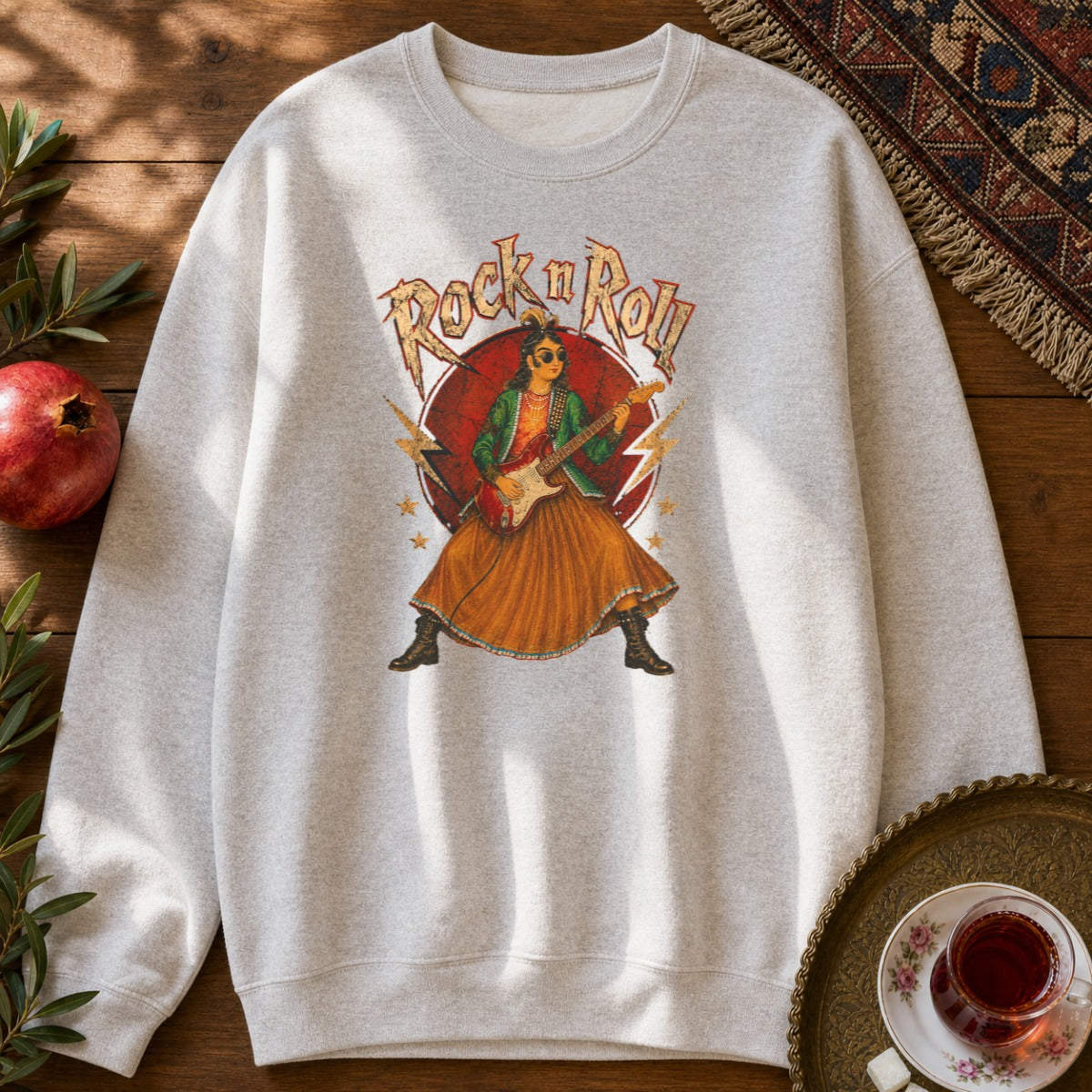 Rock n Roll Sweatshirt - Ash
