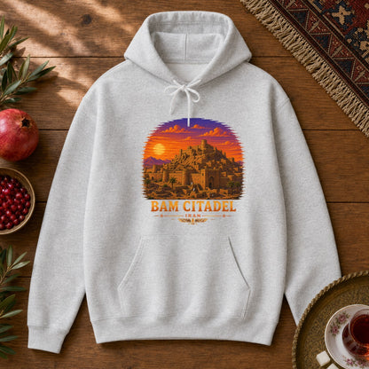 Bam Citadel - Pixel Art Hoodie - Ash