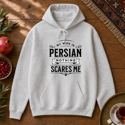 My Wife is Persian Hoodie - Ash