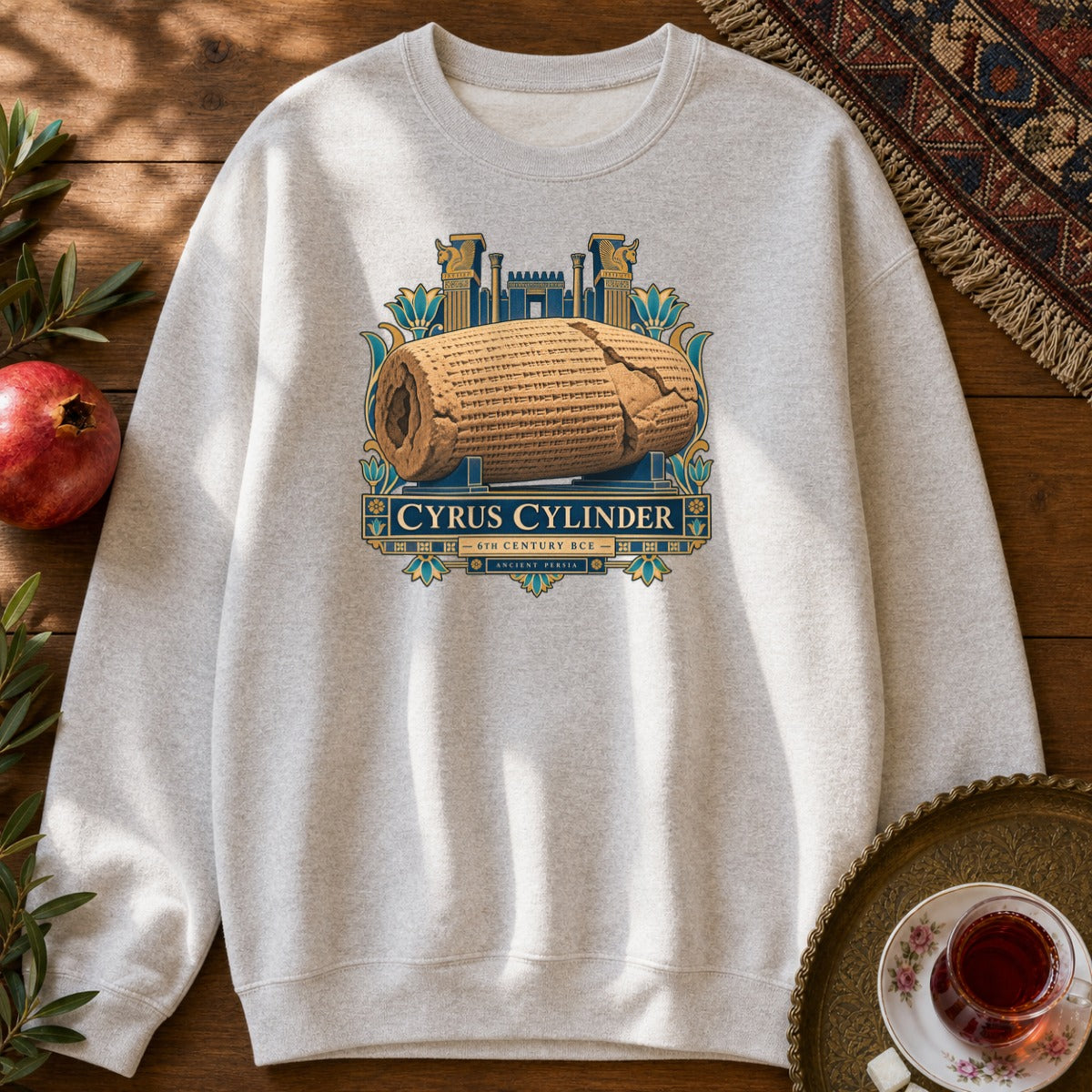 Cyrus Cylinder Sweatshirt - Ash