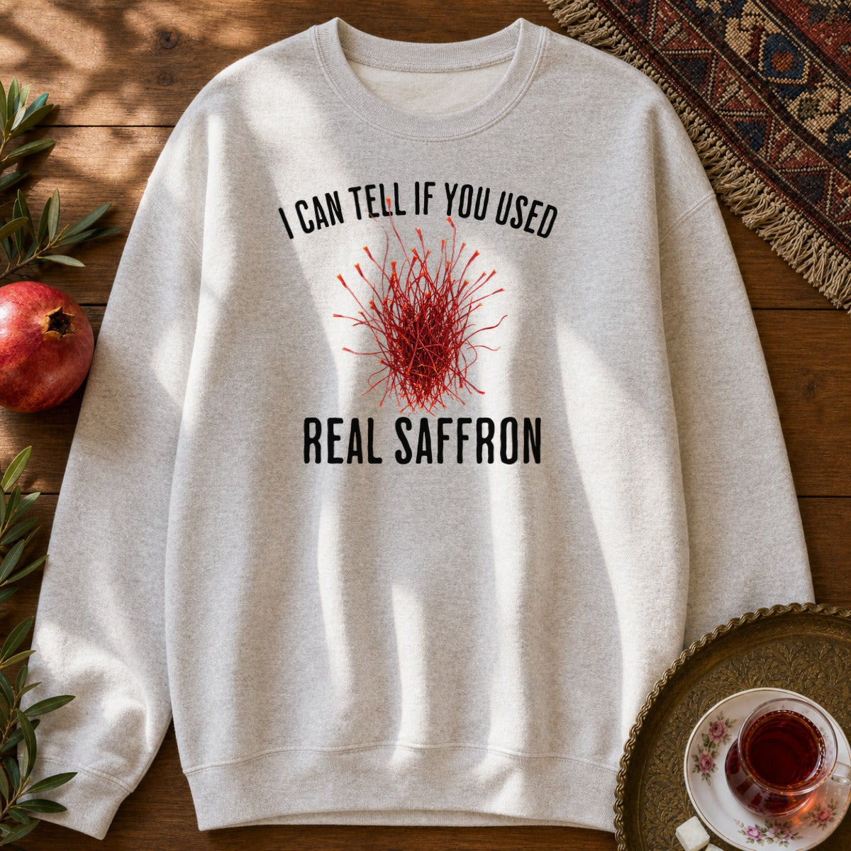 Real Saffron Sweatshirt - Ash
