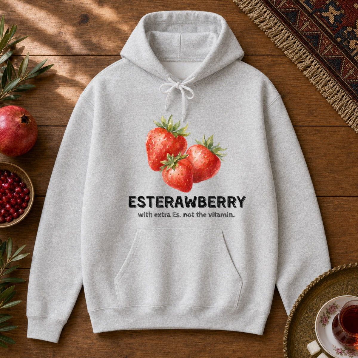 Esterawberry Hoodie - Ash