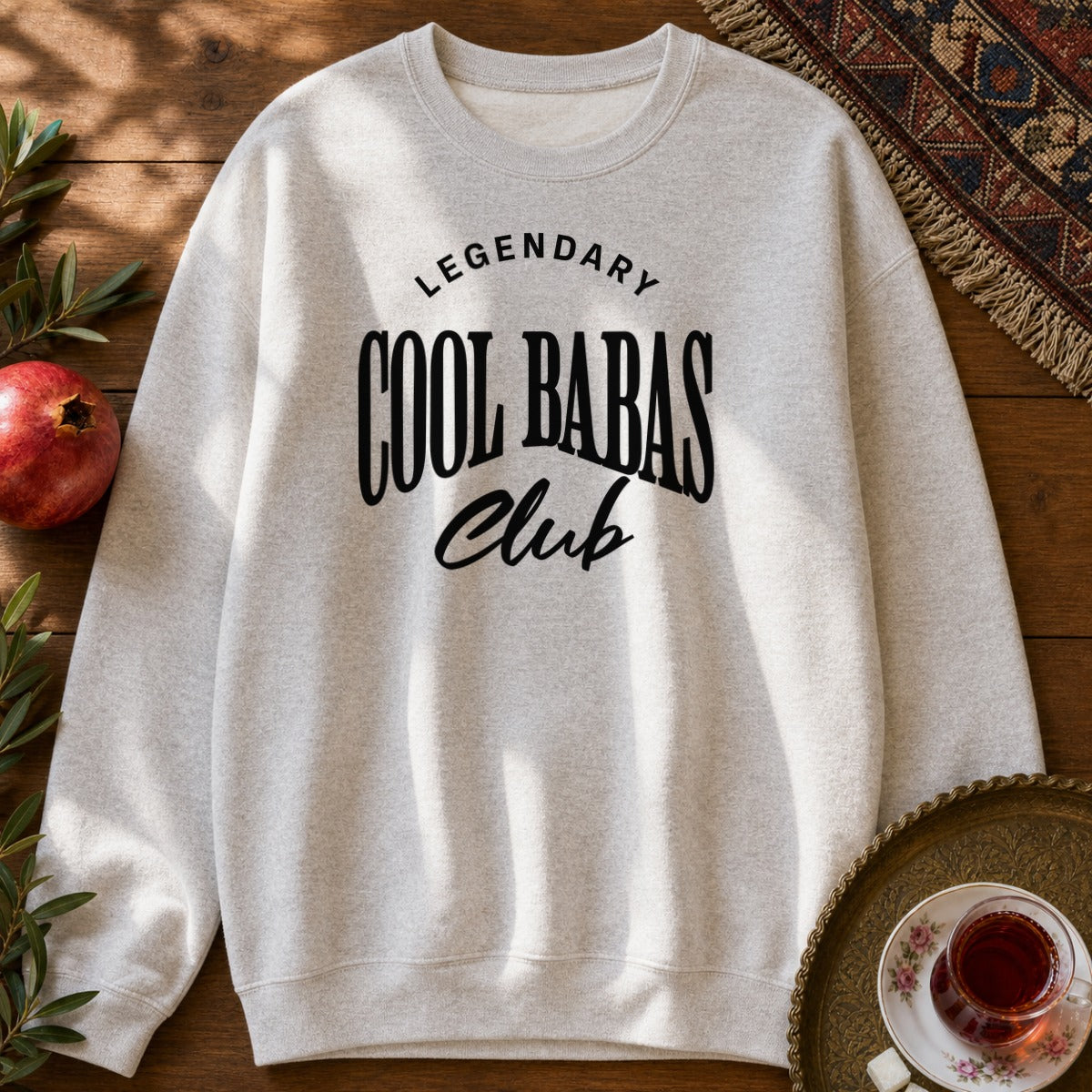 Cool Babas Club Sweatshirt - Ash