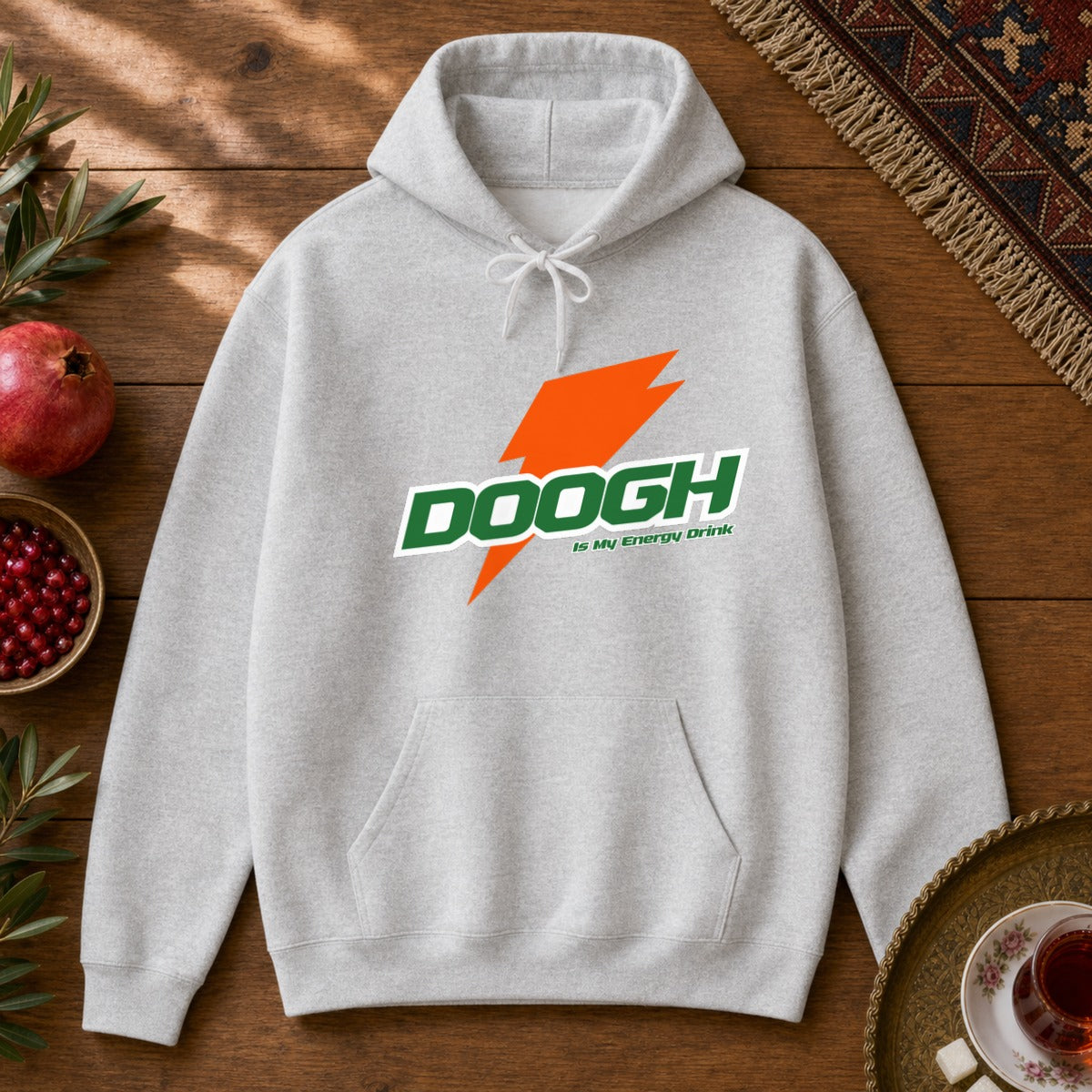 Doogh is My Energy Drink Hoodie - Ash