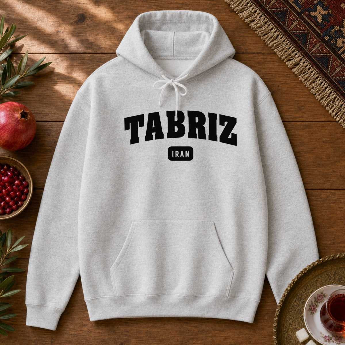 Tabriz Hoodie - Ash