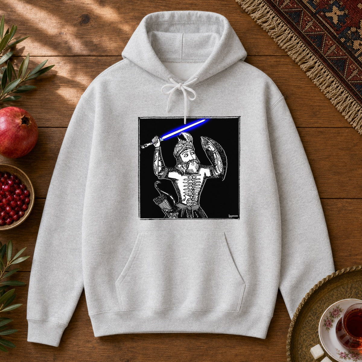 Rostam Skywalker Hoodie - Ash