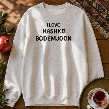 I Love Kashko Bodemjoon Sweatshirt - Ash
