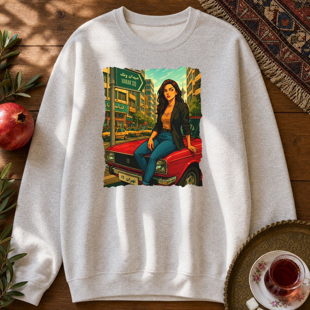 Paykan Girl Sweatshirt - Ash