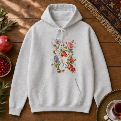 Flora of Iran Hoodie - Ash