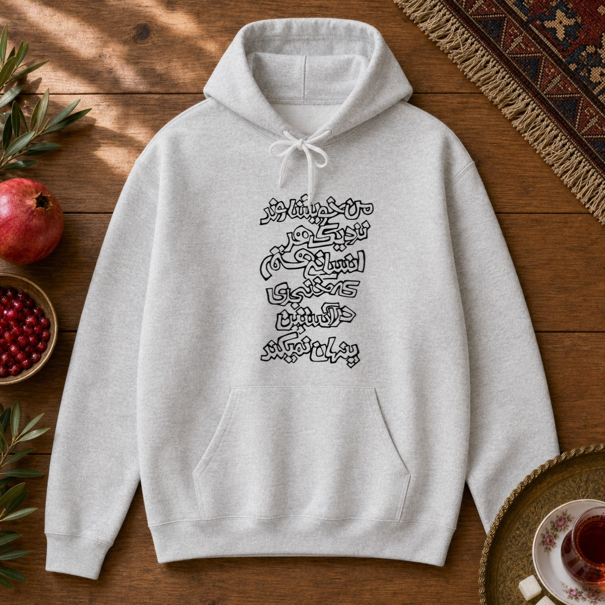 Peace Hoodie - Ash
