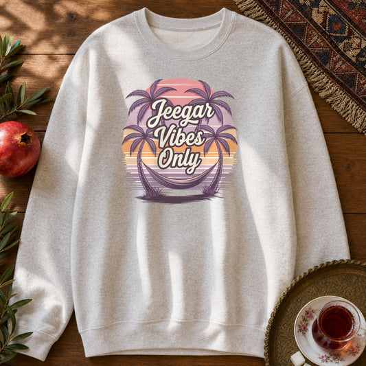 Jeegar Vibes Only Sweatshirt - Ash