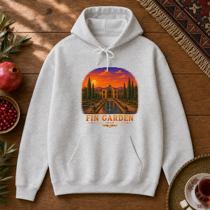 Fin Garden - Pixel Art Hoodie - Ash