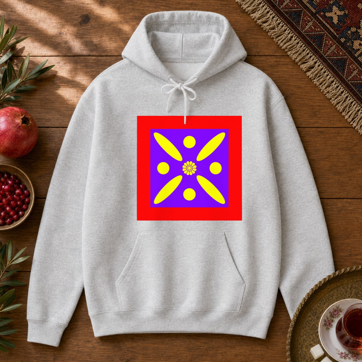 Derafshe Kaviani Hoodie - Ash