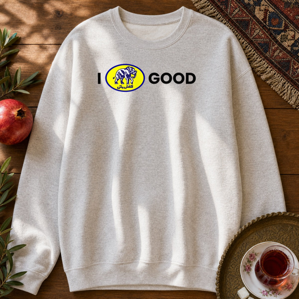 I Feel Good Sweatshirt - Ash