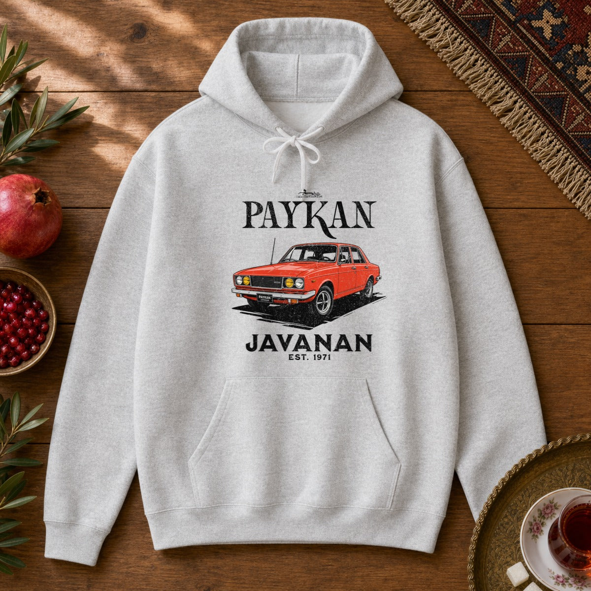 Paykan Javanan Hoodie - Ash