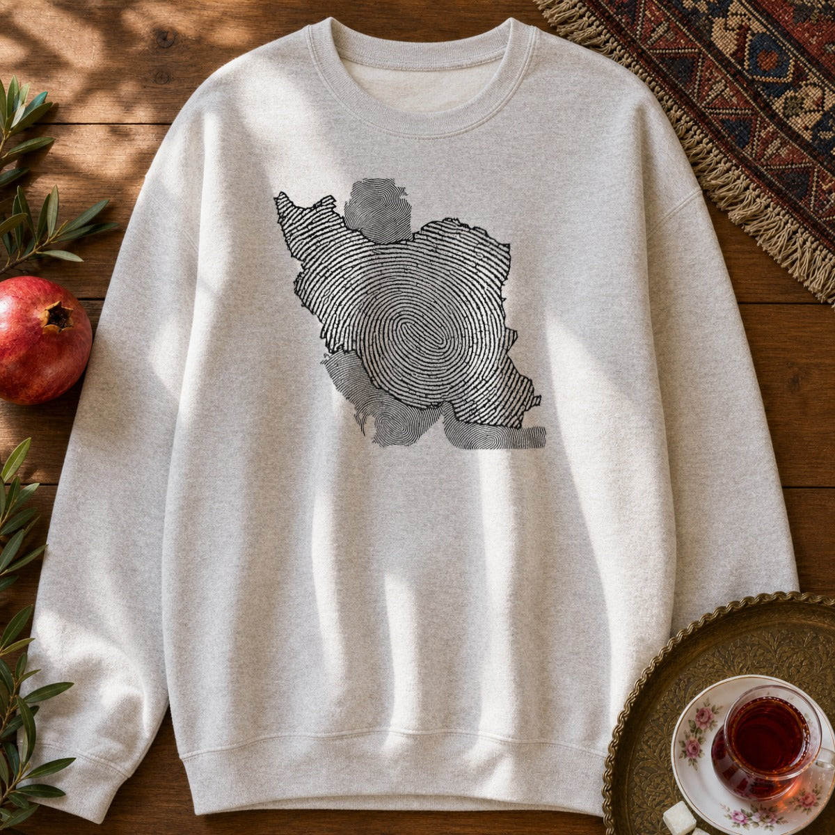 Iran is my ID Sweatshirt - Ash