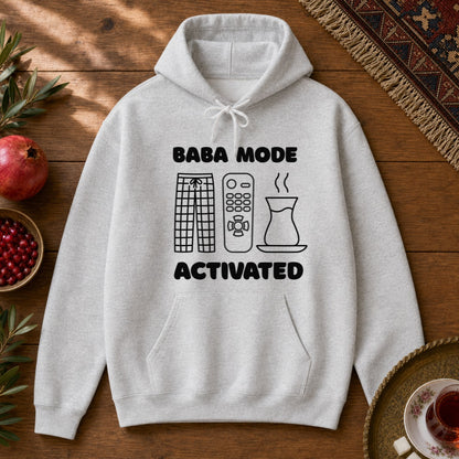 Baba Mode Activated Hoodie - Ash