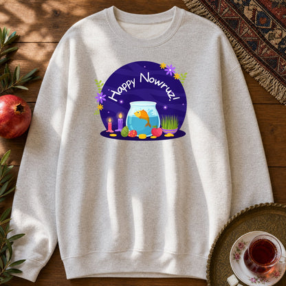 Haft-Seen Nowruz Sweatshirt - Ash