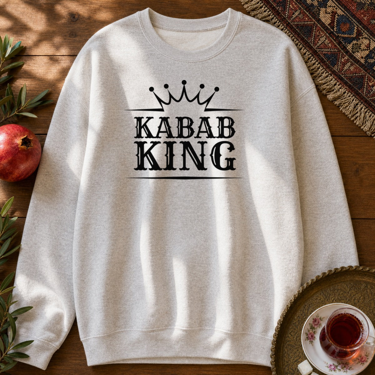 Kabab King Sweatshirt - Ash