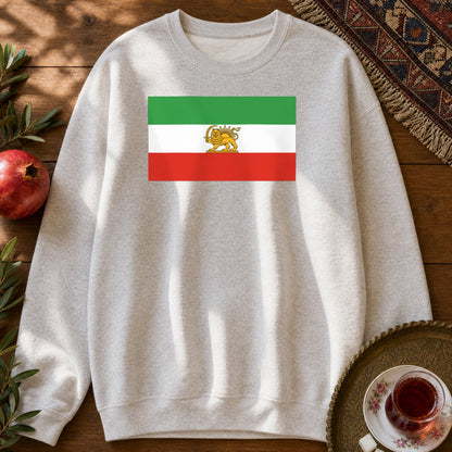 Shir-o-Khorshid (Lion & Sun) Sweatshirt - Ash