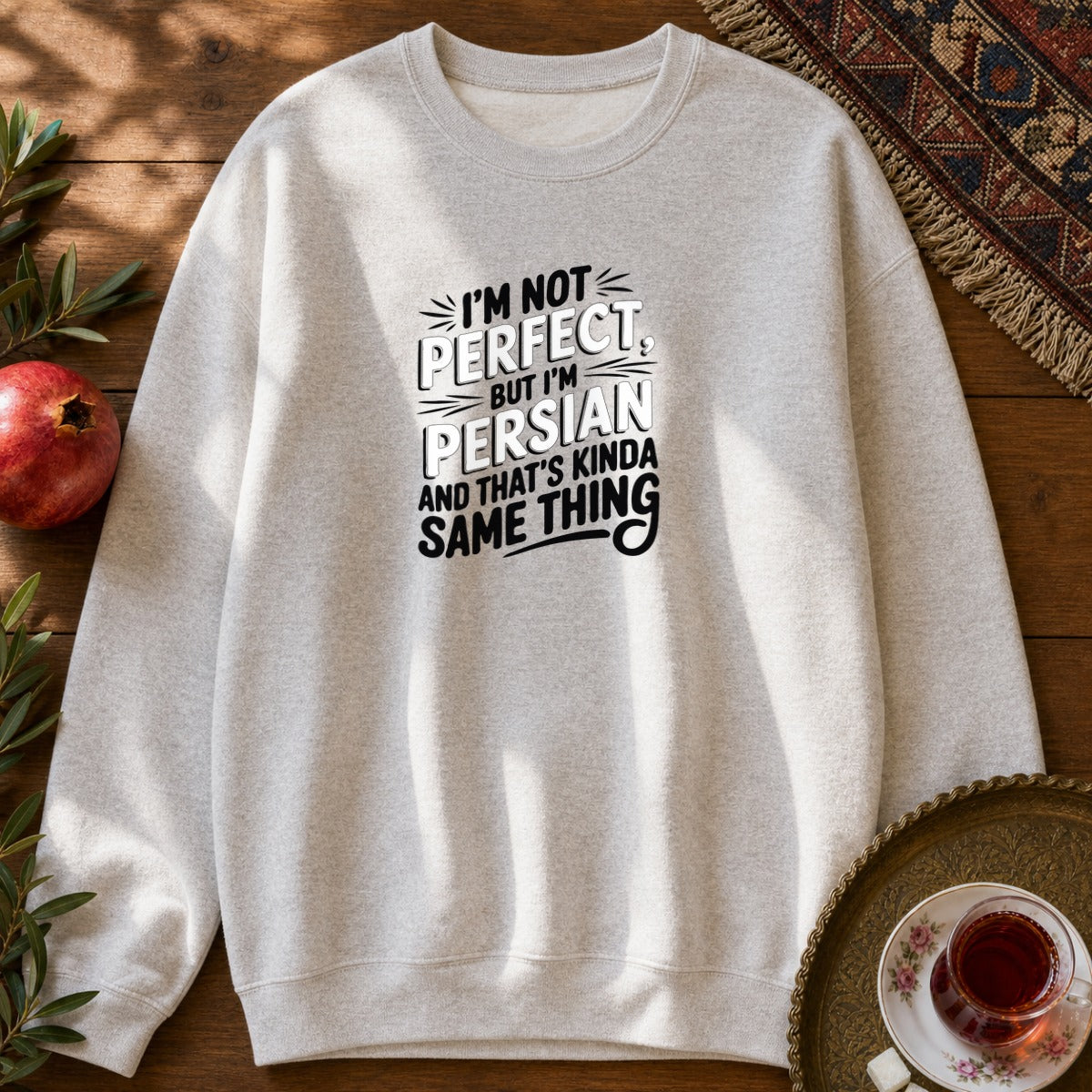 Perfect Persian Sweatshirt - Ash