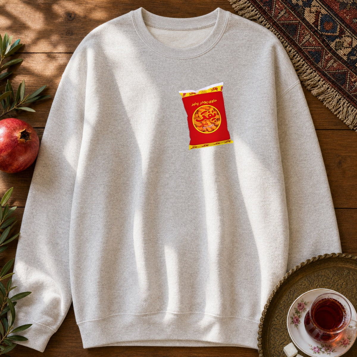 Pofak Namaki Sweatshirt - Ash