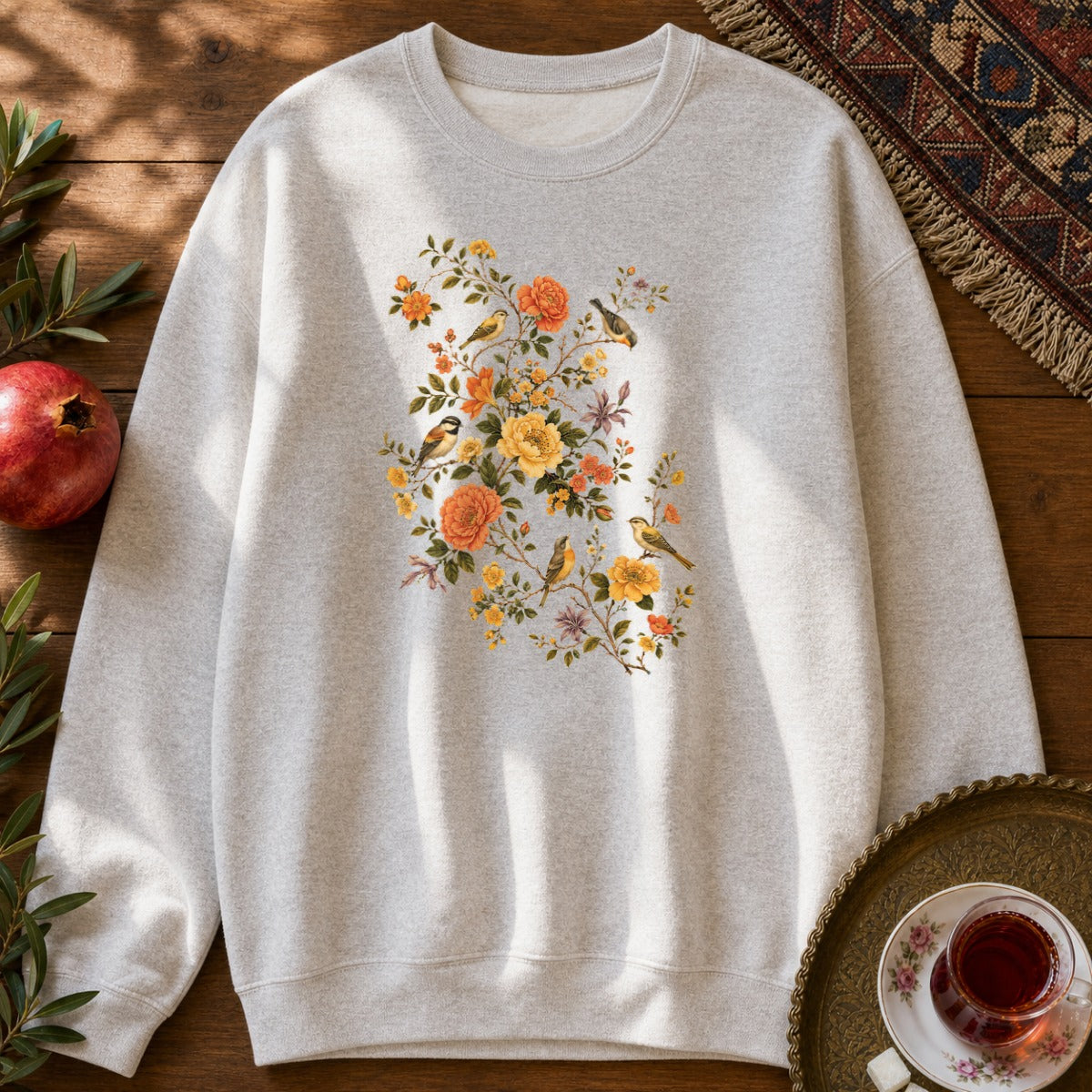Gol va Morgh Sweatshirt - Ash