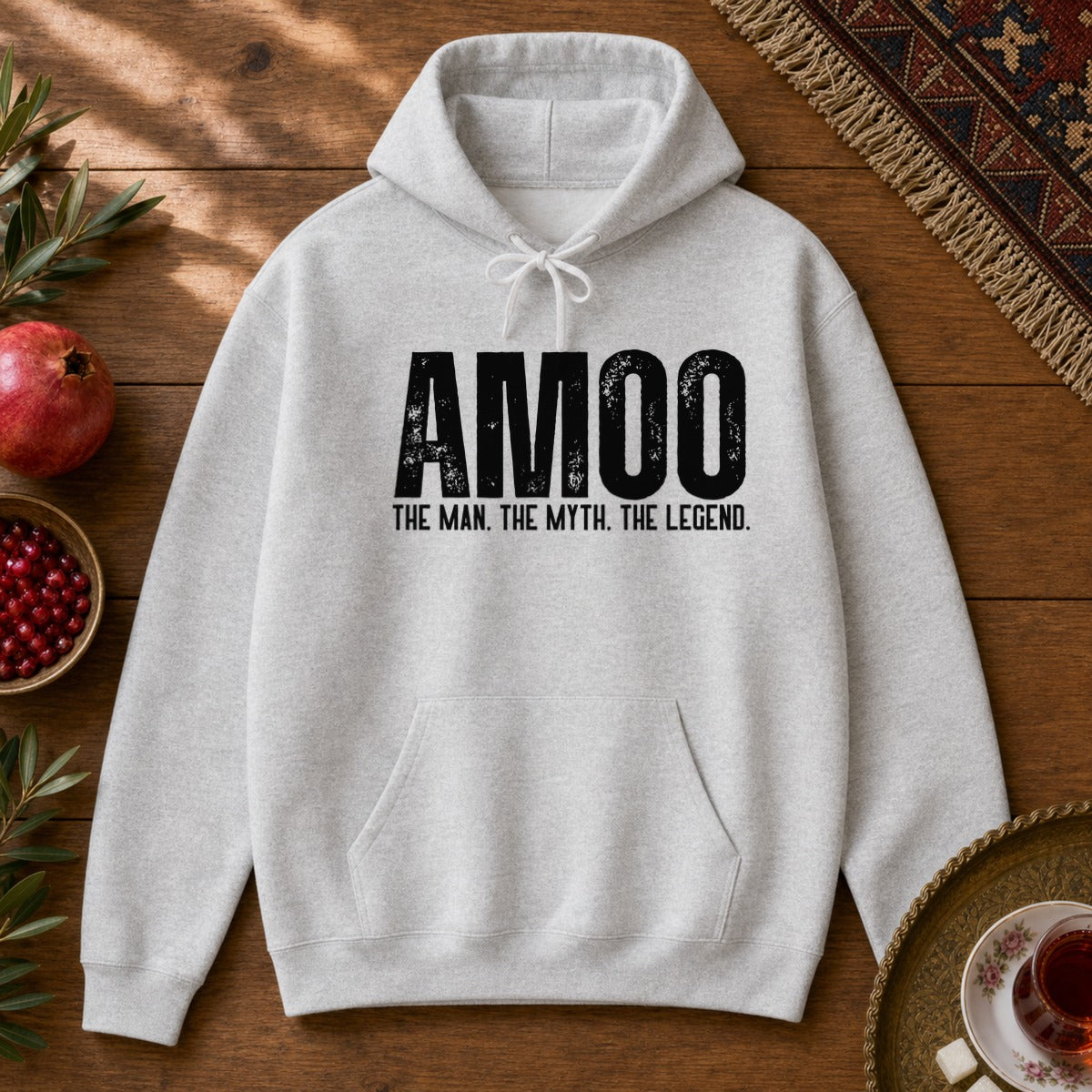 Amoo, the myth Hoodie - Ash