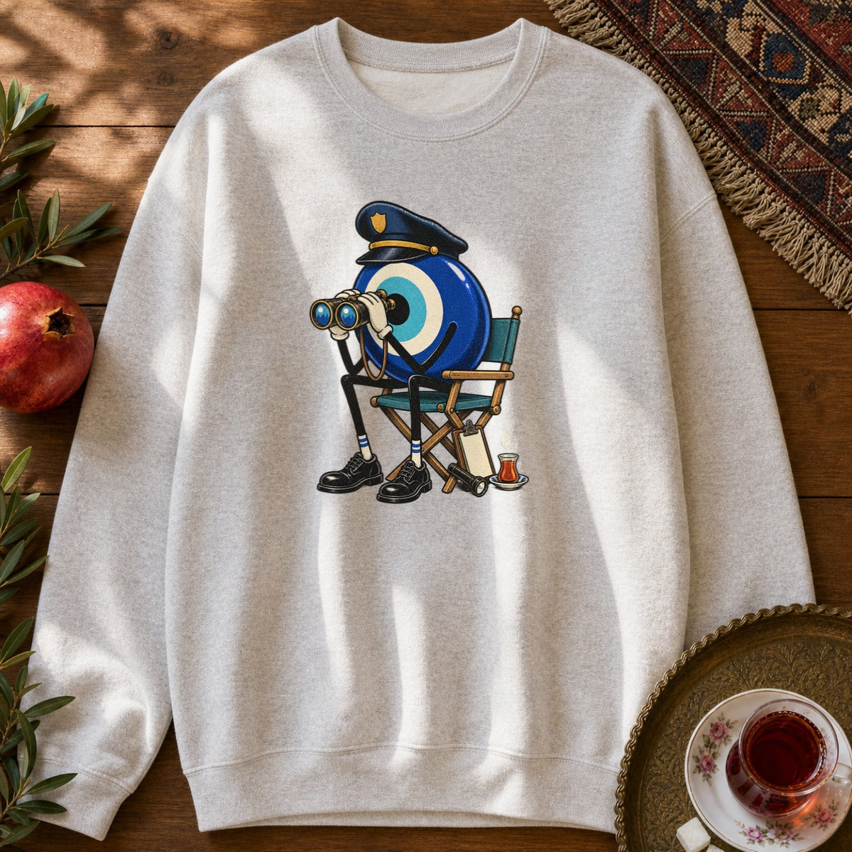 Nazar Guard Sweatshirt - Ash