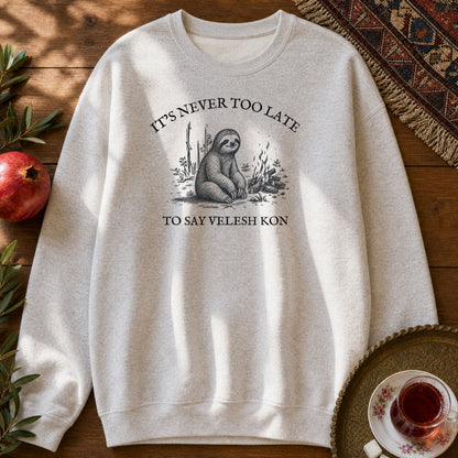 Velesh Kon Sloth Sweatshirt - Ash