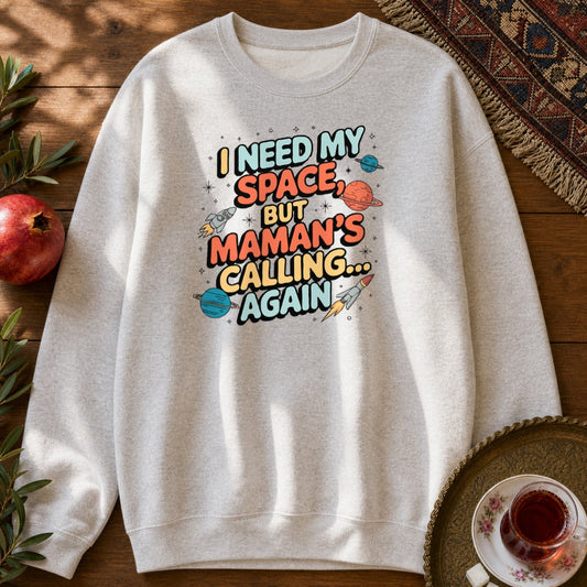 I Need My Space Sweatshirt - Ash