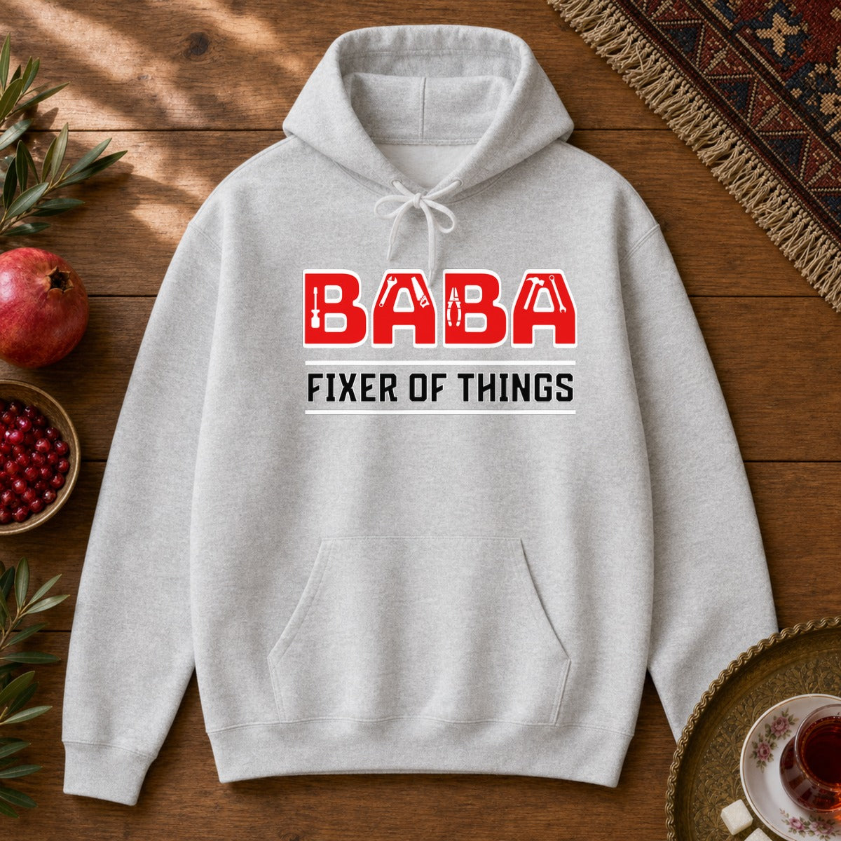 Fixer Baba Hoodie - Ash
