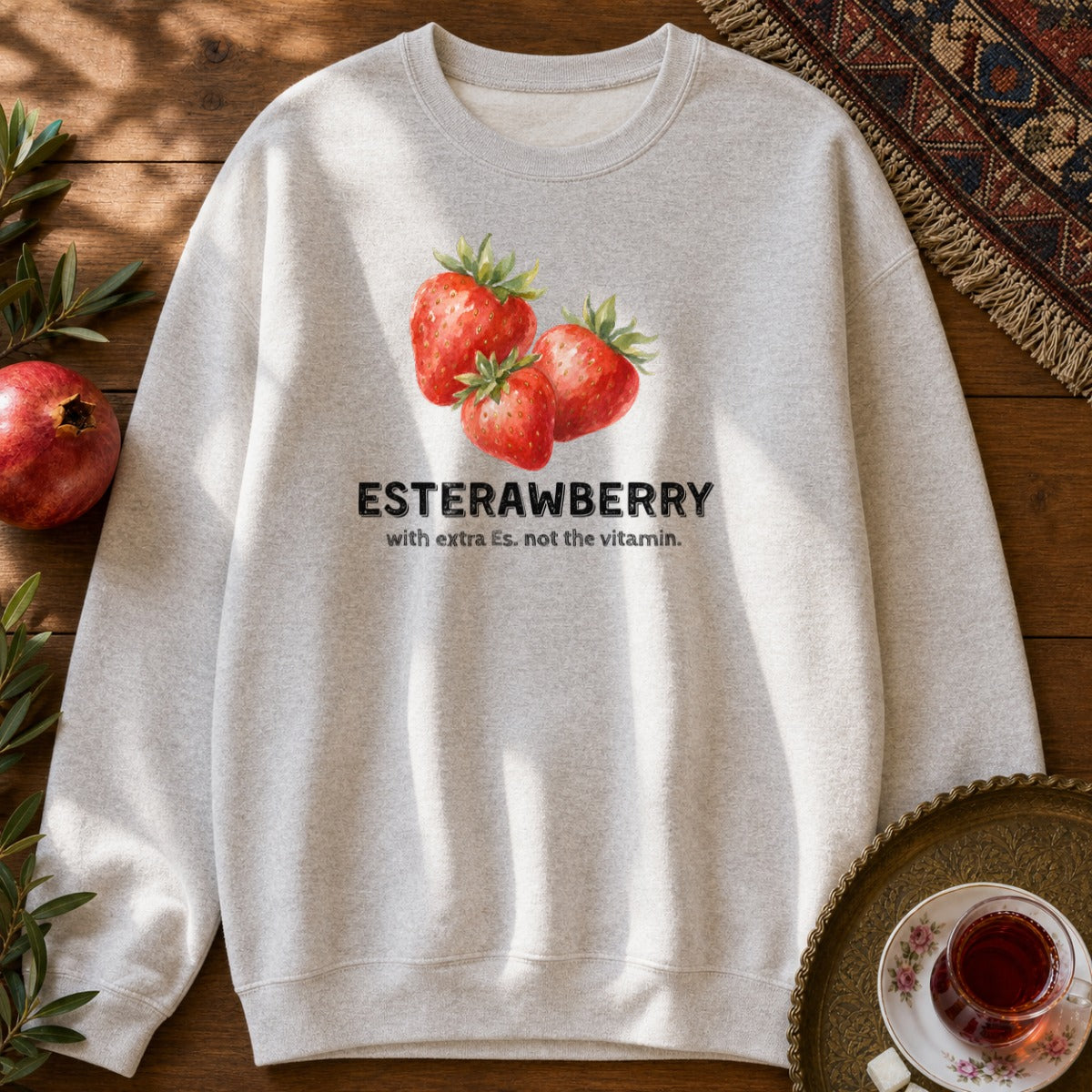 Esterawberry Sweatshirt - Ash