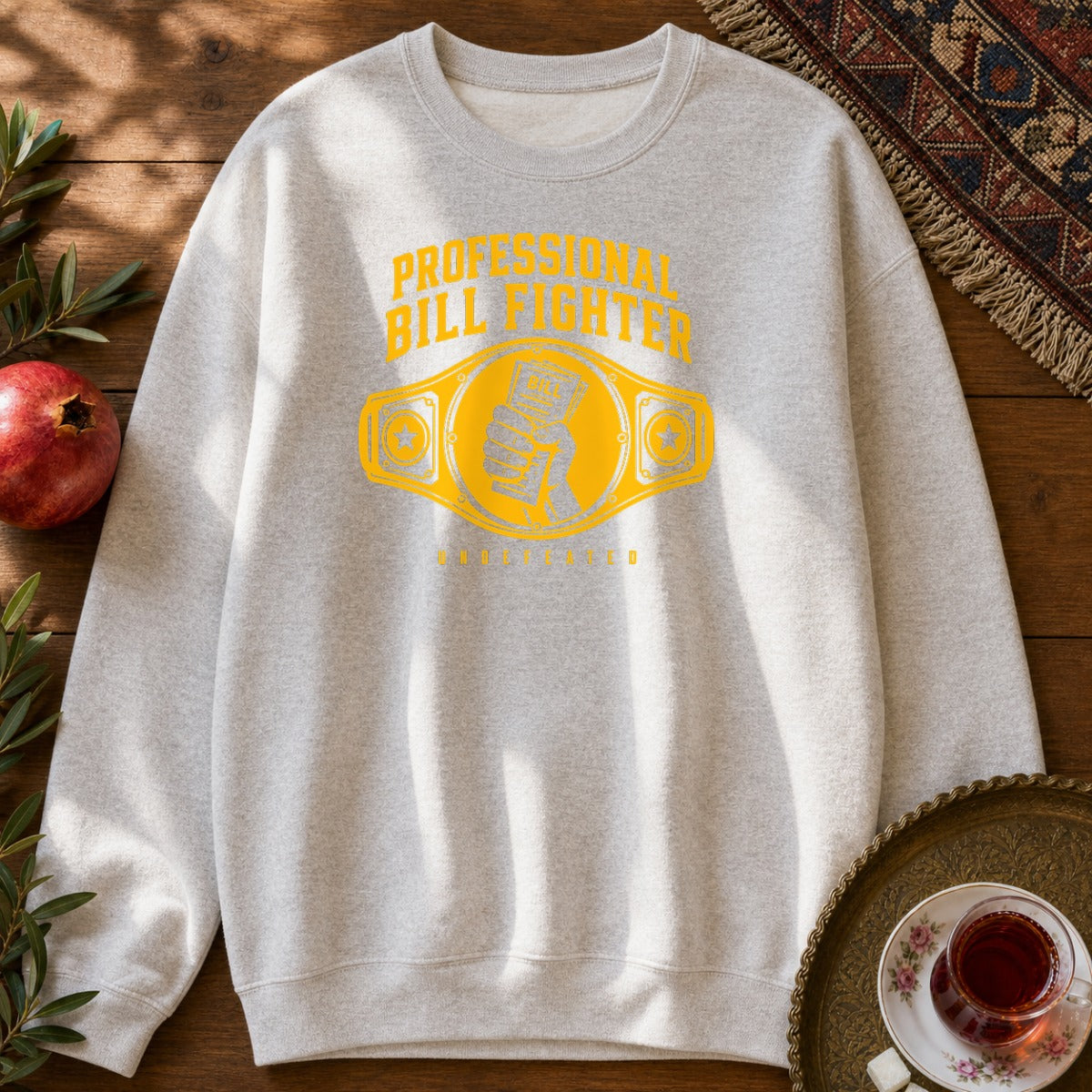 Professional Bill Fighter Sweatshirt - Ash