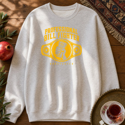 Professional Bill Fighter Sweatshirt - Ash