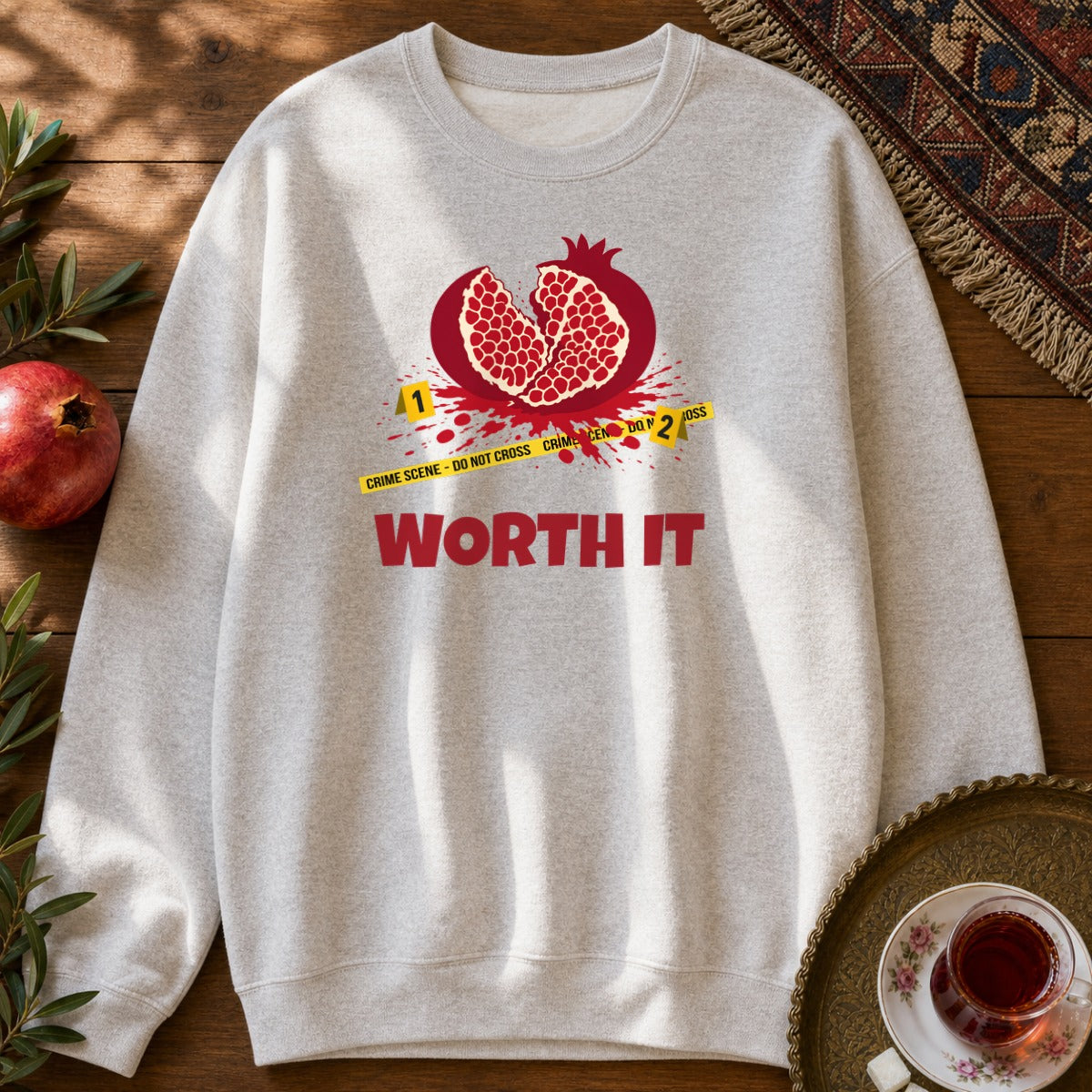 Worth It Sweatshirt - Ash