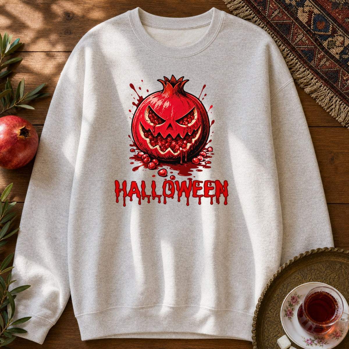 Halloween Anar Sweatshirt - Ash