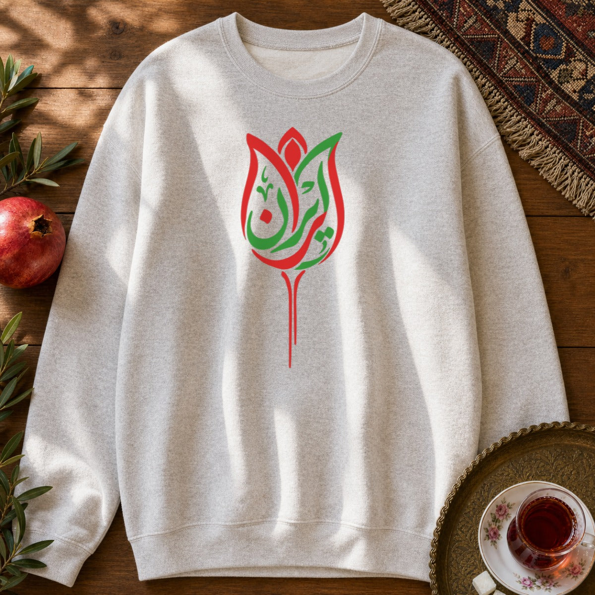 Iran Laleh Sweatshirt - Ash