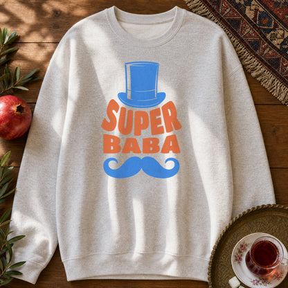 Super Baba Sweatshirt - Ash